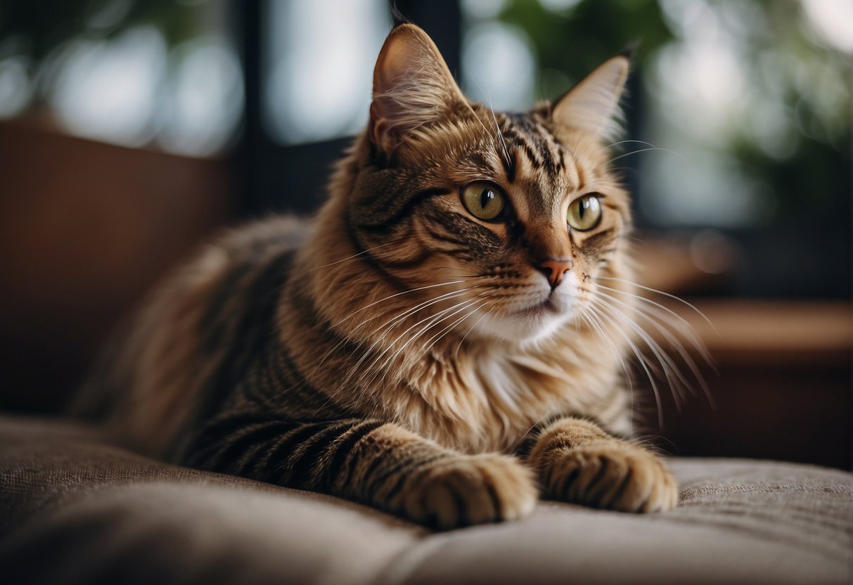 closeup of cat