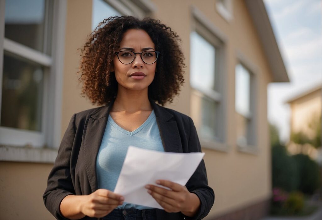 woman with esa letter