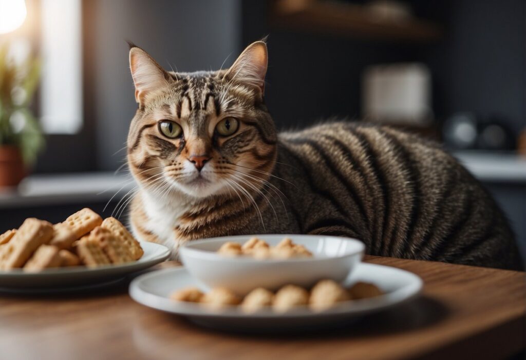 cat on table