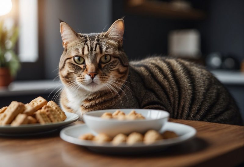 cat on table