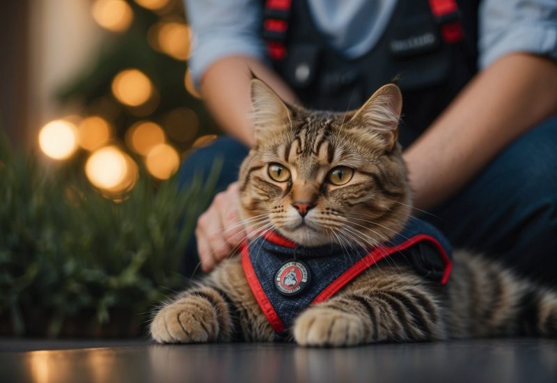 cat in vest